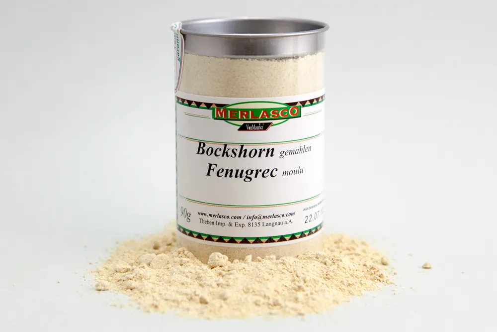 Bockshorn gemahlen (Trigonella foenum-graecum)