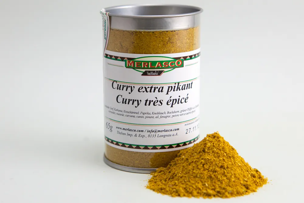 Curry extra pikant (Gewürzmischung ohne Salz)