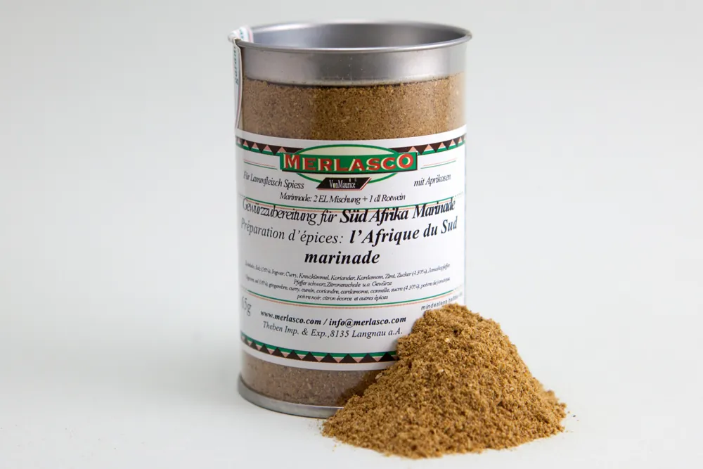 Südafrika Marinade (Gewürzzubereitung für Sosatie)