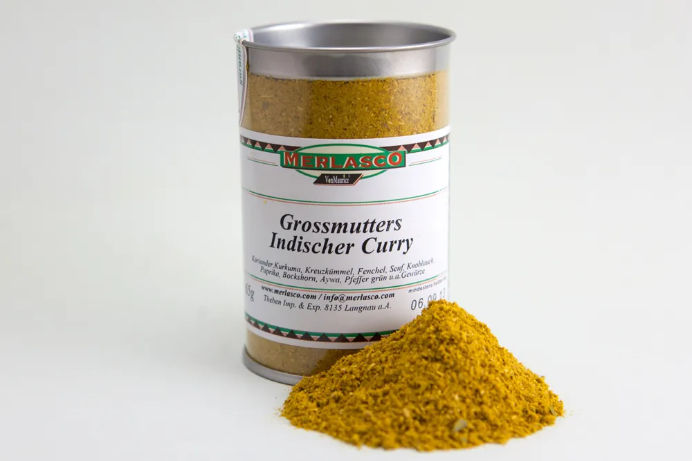 Grossmutters Indischer Curry (Gewürzmischung ohne Salz)