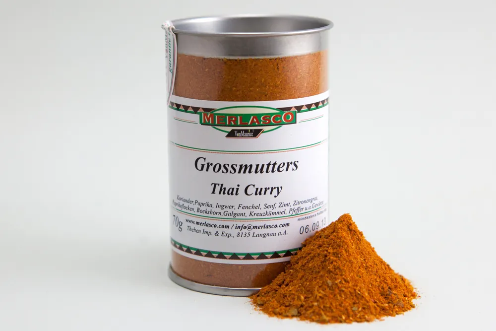 Grossmutters Thai Curry (Gewürzmischung ohne Salz)