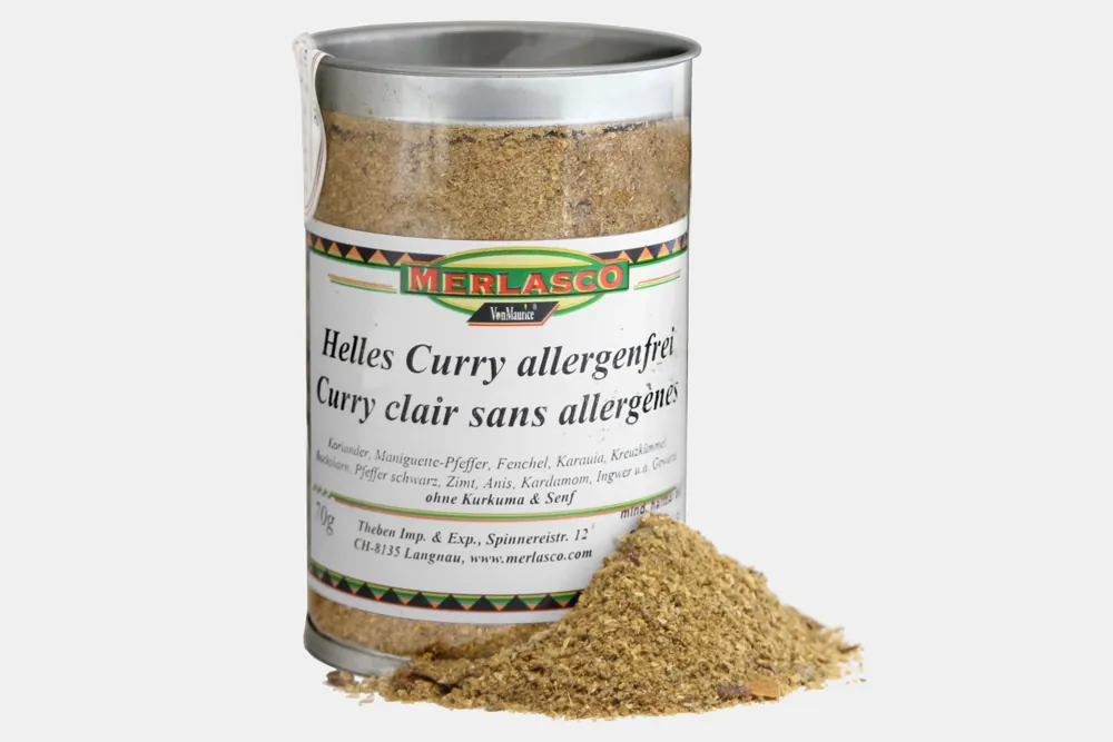 Helles Curry allergenfrei