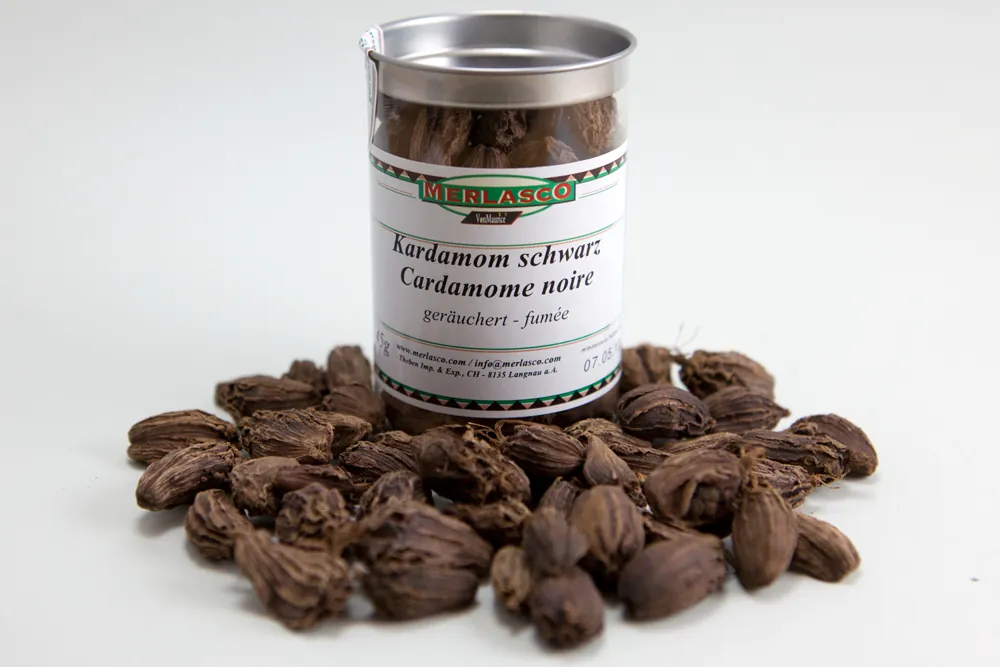 Kardamom schwarz geräuchert (Amomum subulatum)
