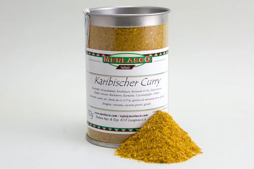 Karibischer Curry (Gewürzmischung ohne Salz)