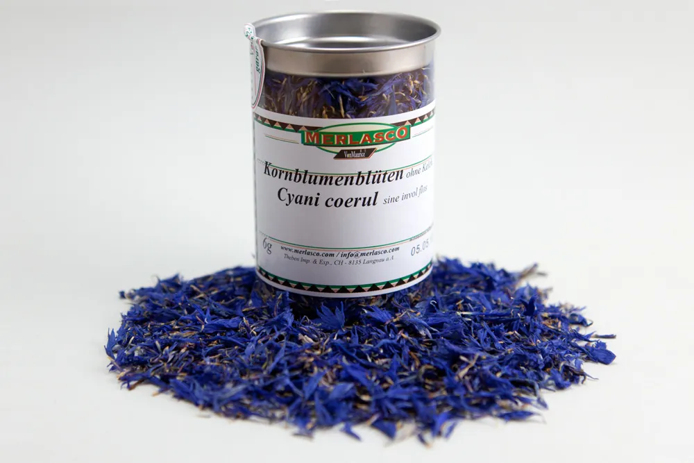 Kornblumenblüten ohne Kelch, blau (Centaurea cyanus)