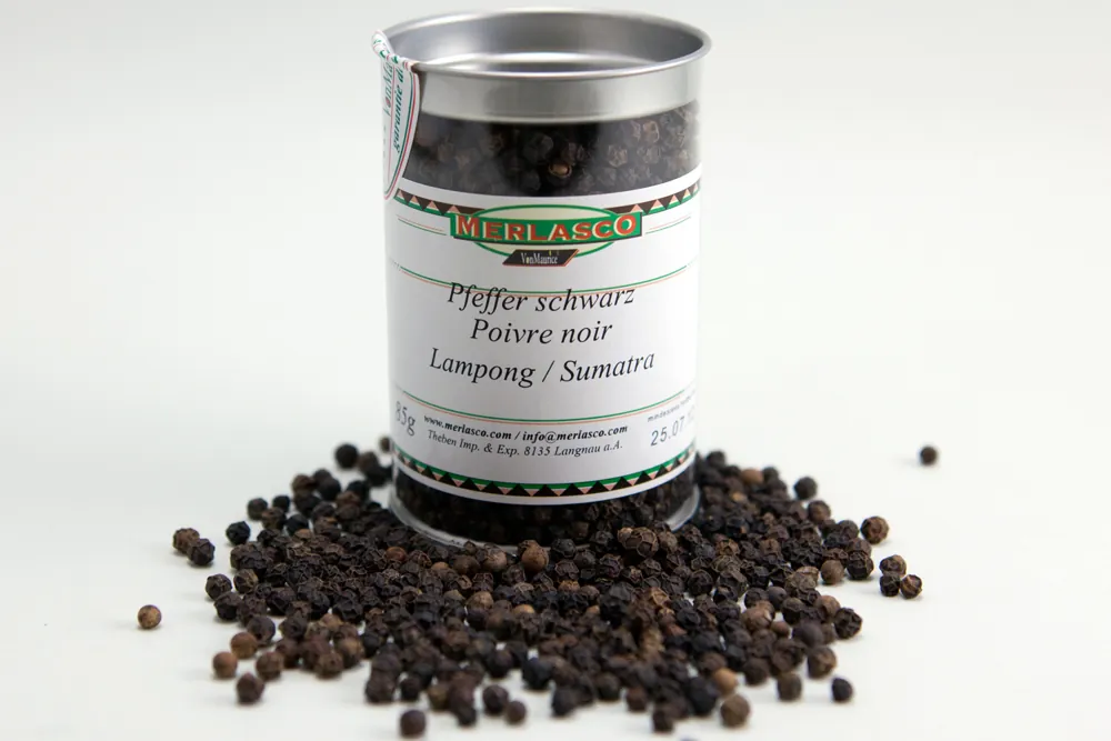 Pfeffer schwarz - Lampong/Sumatra (Piper nigrum)
