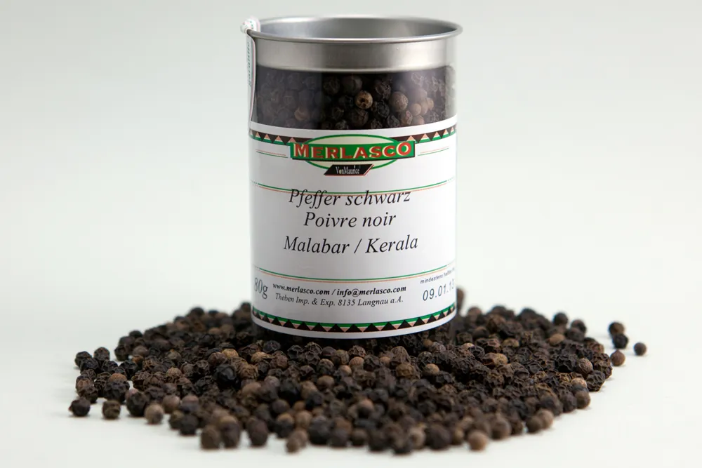 Pfeffer schwarz - Malabar/Kerala (Piper nigrum)