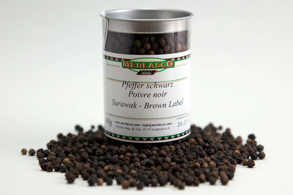 Pfeffer schwarz - Sarawak/Brown Label (Piper nigrum)