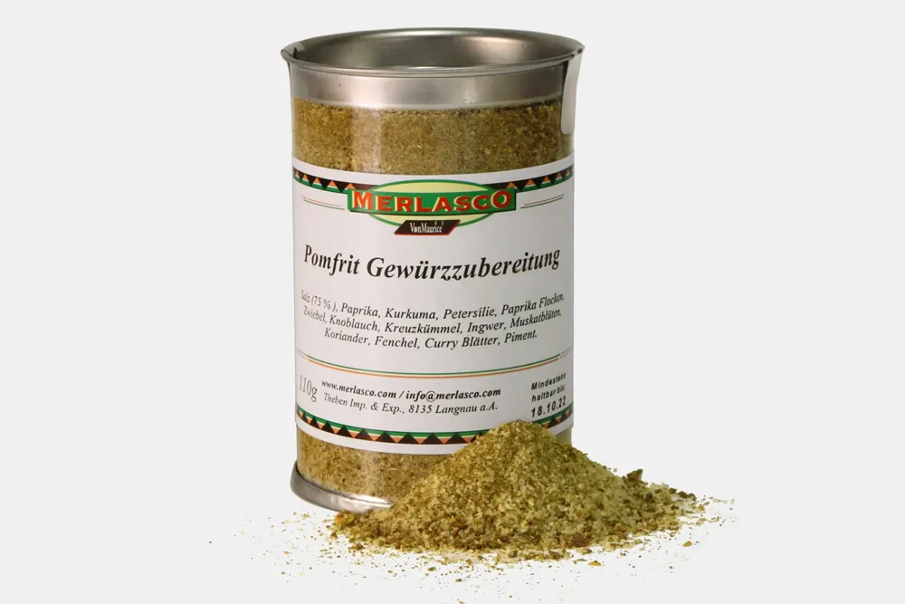 Pomfrit Gewürzzubereitung