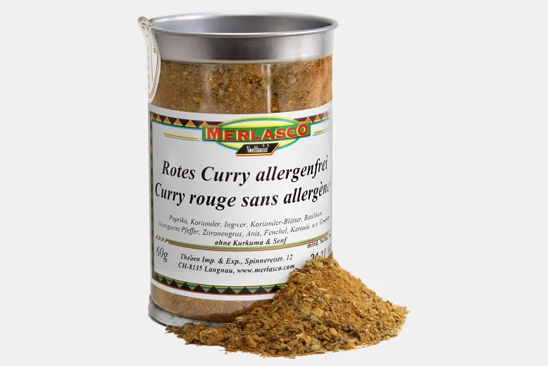 Rotes Curry allergenfrei