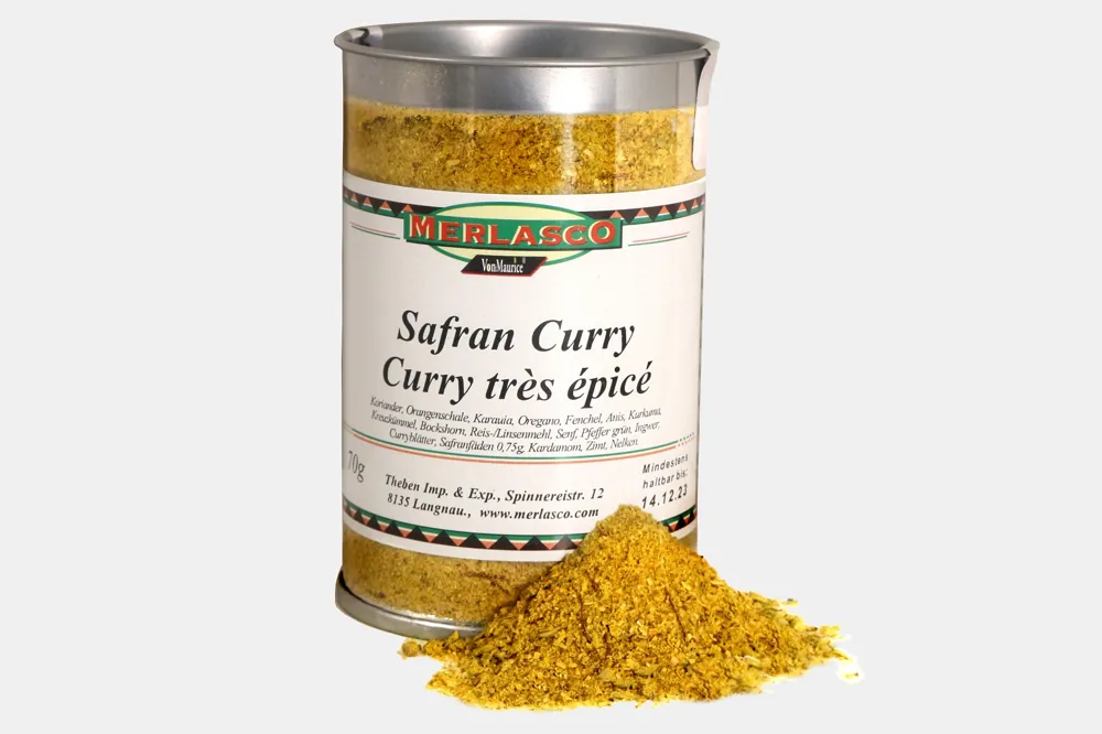 Safran Curry (Gewürzmischung ohne Salz)