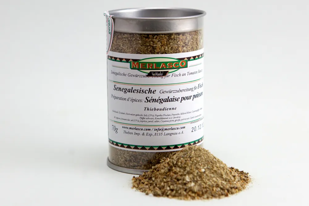 Senegalesische Gewürzzubereitung für Fisch (Thieboudienne)