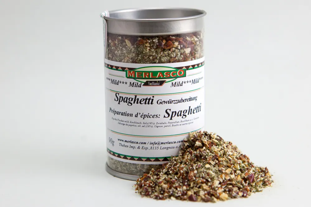 Spaghetti mild Gewürzzubereitung