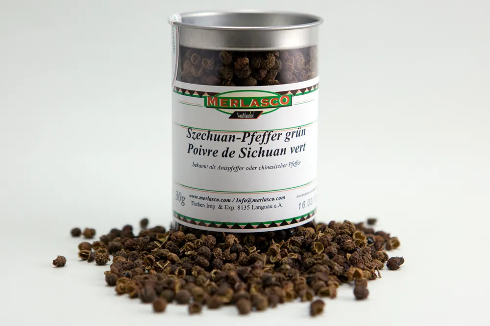 Szechuan-Pfeffer grün (Anispfeffer / Chinesischer Pfeffer) (Zanthoxylum piperitum)